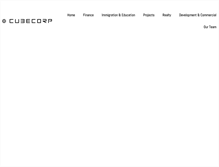 Tablet Screenshot of cubecorp.com